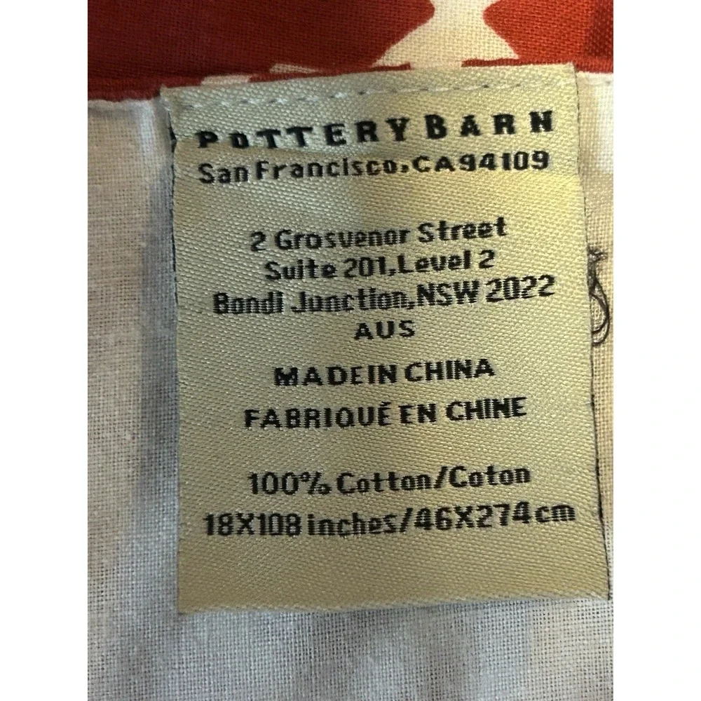 Pottery Barn - Cotton Long Table Runner 108